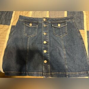 LOFT Jean Skirt